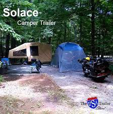 Solace Deluxe Motorcycle Camping Trailer 23 Cu Ft Pull Behind Motorcycle Trailer Motorcycle Camping Camping Trailer For Sale