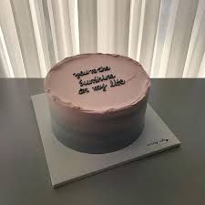Here's how i made my aesthetic minimalistic cake, inspired by the trend on pinterest! Discovered By Endingwitharainbow Find Images And Videos About Pink Blue And Perfect On We Hear Simple Cake Designs Cake Designs Birthday Simple Birthday Cake