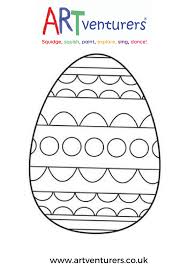 Coloring page easter egg template free download. Printable Easter Egg Templates