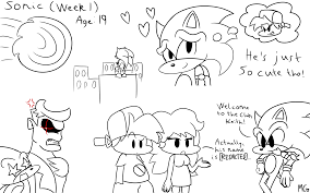 As a download on it's own. Fnf Mod Sonic Au Concept Art Week 1 By Chromacee On Newgrounds
