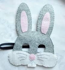 как сделать маску из бумаги своими руками для детей Maska Iz Fetra Zayac Maski Fetr Rukodelie