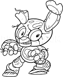 Fun & easy to print. How To Draw Chibi Springtrap Coloring Page Trace Drawing