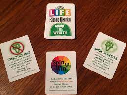 Milton bradley the game of life 1985 relacement piece part share the wealth card. The Game Of Life The Haunted Mansion The Disney Theme Park Edition Image Boardgamegeek