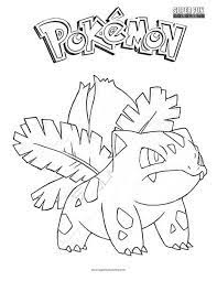 Pokemon has brought us many strange and unusual characters that kids love to color. Ivysaur Pokemon Coloring Page Super Fun Coloring