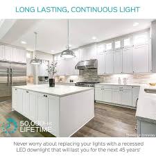 Shop Luxrite 8 Inch Ultra Thin Led Recessed Light With J Box 25w 2200 Lumens 0 10v Dimmable Ic Damp Rated 6 Pack Overstock 28866962
