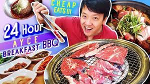 24 Hour All You Can Eat Korean Bbq Buffet Breakfast Cheap Eats Around In 2021 Cheap Eats Korean Bbq Buffet Korean Bbq