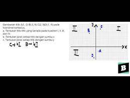 Gambarlah 3 garis yang berpotongan dengan sumbu x dan sumbu y dan melalui titik q(2, 7) Gambarlah Titik A 1 2 B 3 6 C 2 8 D 1 5 Pada Koordinat Kartesius Youtube