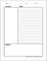 The nursing note serves as a proof of record between the medical staff and nurses to show the progress achieved in a patient and guide whoever takes off after the previous working staff of a day. Cornell Notes Template Freeology