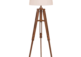 Catalina lighting modern metal floor lamp with shelves and beige linen shade for living room, bedroom, dorm room, office classic black 58. Rideau Tripod Floor Lamp Urban Barn