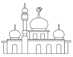 Sketsa mewarnai gambar masjid dela pradnya via delapradnya.blogspot.com. Kumpulan Gambar Mewarnai Masjid Untuk Anak Paud Dan Tk Islami Anak Sd Islami