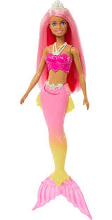 Barbie Dreamtopia Denizkızı Bebekler Pembe Saçlı : Amazon.com.tr: Oyuncak