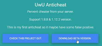 Crafting empire is a classic survival minecraft server with protected claims and some convenient commands like /home and /wild. Uwu Anticheat 1 8 8 1 12 2 Discontinued Spigotmc High Performance Minecraft