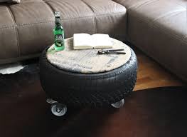 Heisser Reifen Jute Couchtisch Beistelltisch Loft Style Old Tires Jute Hot Wheels