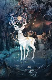 Deer God Nicole Ducker Deer Ducker God Nicole Dessin Kawaii Animaux Art Creatures Mythiques Dessin Animaux Mignons