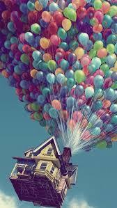 Maybe you would like to learn more about one of these? Flying House Iphone 5s Wallpaper Disney Up Beautiful Tumblr Balloons