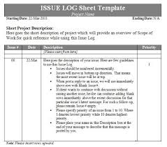 This document is a risk and issue log template that enumerates the details of the risks involved in executing any project. Issue Log Template Log Templates