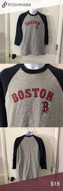 Youth Majestic Mlb Boston Red Sox T Shirt Size Xl In 2021 Majestic Shirts Red Sox Tshirts Braves Shirts