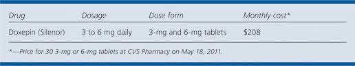 doxepin silenor for insomnia steps american family