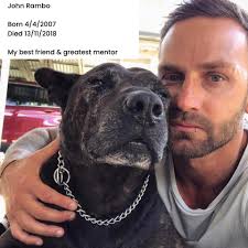 The dog that started it all ❤️ Without John Rambo, none of you would have  been able to be apart of the magic that was created here at TNT, from the  season