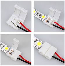 20x 2 Pins Connector For Led Strip Wire 3528 5050 With Pcb Ribbon Led Strip Lighting Strip Lighting Led Strip
