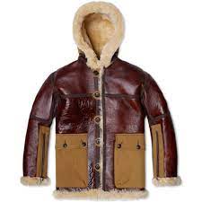 The Indisputable Highlight Of The Nigel Cabourn Aw14 Collection The Coastal Command Jacket Is The Epitome Leather Jacket Men Sheepskin Jacket Lambskin Jacket
