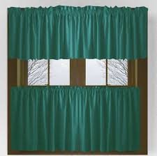 valances and 2 kitchen curtain panels