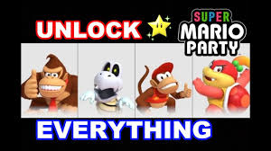 Super Mario Party How To Unlock Everything Characters Boards Modes Gems Youtube