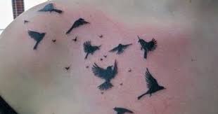 Star Tattoos On Belly Bird Silhouette Tattoos Birds Tattoo Silhouette Tattoos