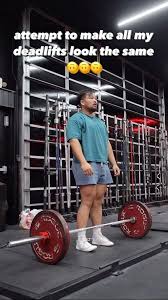 attempt to make all my deadlifts look the same. how did I do?😉, Coach:  @tylerluangraj.fst