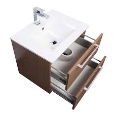 Excellent service · low prices · name brands · huge selection Caen 24 Wall Mounted Single Bathroom Vanity Set In Light Oak Optional Mirror Rs Dm600 Lok Conceptbaths Com