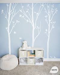 Birch Tree Wall Decal Canada White Tree Wall Decals White Birch Trees Decal Nursery Wall Etsy Tree Decal Nursery Nursery Wall Decor Tree Birch Tree Decal