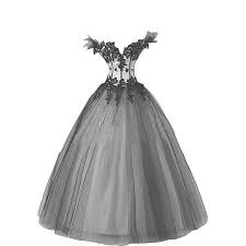 Black And White Evening Gown Kivary Women S White And Black Gothic Wedding Dresses Ball Gown Us 2 170 Liked On Black Wedding Dress Gothic White Gothic Dress White Dress Black Lace