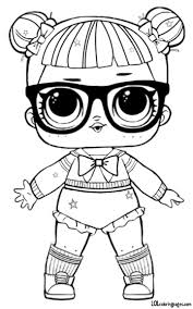 Lol Doll Colouring Pages Printable I 2020 Lol Dockor Malarbok Malarbocker
