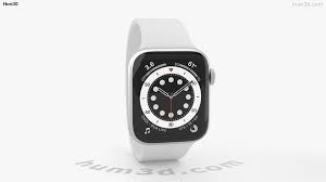 Introduced at the keynote in september 2018, the apple watch series 4 features the largest display in the history of the device. 360 View Of Apple Watch Series 6 44mm Aluminum Silver 3d Model Hum3d Store