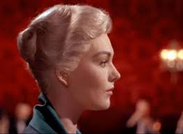 Kim Novak at Ernie's in the Ambrosia room in VERTIGO.