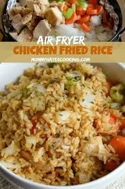 Gluten Free Air Fryer Chicken Fried Rice Recipe Air Fryer Dinner Recipes Air Fryer Recipes Healthy Air Fryer Recipes Chicken