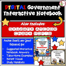 government digital interactive notebook and free anchor chart pdfs