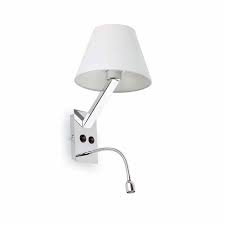 Applique murale et applique avec liseuse intégrée pour éclairage de chambres, entrées ou bien couloir. Moma Applique Murale Avec Liseuse Led H35cm