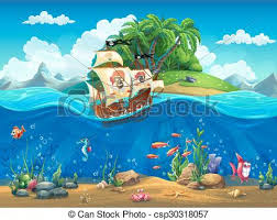 Resultado de imagen de mundo submarino dibujos