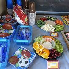 Sports Themed Baby Shower Food For Baby Shower I Hosted Sports Theme Baby Shower Food Sports Baby Shower Theme Baby Shower Food Sports Food Ideas
