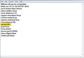On the left side, click server properties. Pripazinimas Nuoseklus Meiluzis Minecraft Server Settings Gile Karxofafilms Com