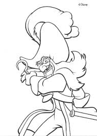 Here A Portrait Of The Famous Captain Hook A Nice Coloring Page About Peter Pan Movie Deti