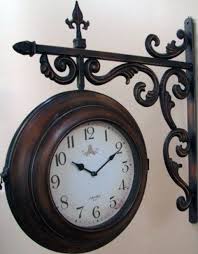 Kensington station london 1879 double two sided train railroad wall clock large. Pin On Antiques