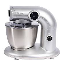 Top Chef Topc416 Robot Petrin 5l 1000 W Mixeur Fouet Batteur Petrisseur 4 Vitesses Acier Inox Robot Cuisine Multifonction Robot Cuisine Fouet