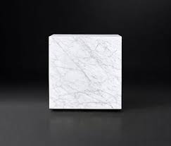 Paul evans argente cube coffee table, evans studio for directional rare, only form like this ever produced. Marble Plinth Cube Side Table Architonic