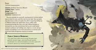 I haven't noticed any saving throw for half damage from falls. Fall A New Gravity Manipulation Spell For 5e Caster Discretion Is Advised Dndnext