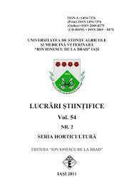 LucrÄƒri StiinÅ£ifice Vol 54 Nr 2 Seria HorticulturÄƒ