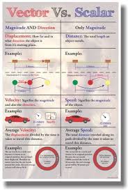 Vector Vs Scalar New Science Poster Physics Lessons Science Poster Learn Physics