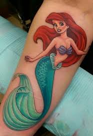 Simple Ariel Tattoo Little Mermaid Tattoos Disney Tattoos Mermaid Tattoos