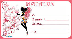 Invitation Anniversaire Silhouette Fee Avec L Illust Carte Invitation Anniversaire Gratuite Modele Carte Invitation Anniversaire Carte Anniversaire A Imprimer